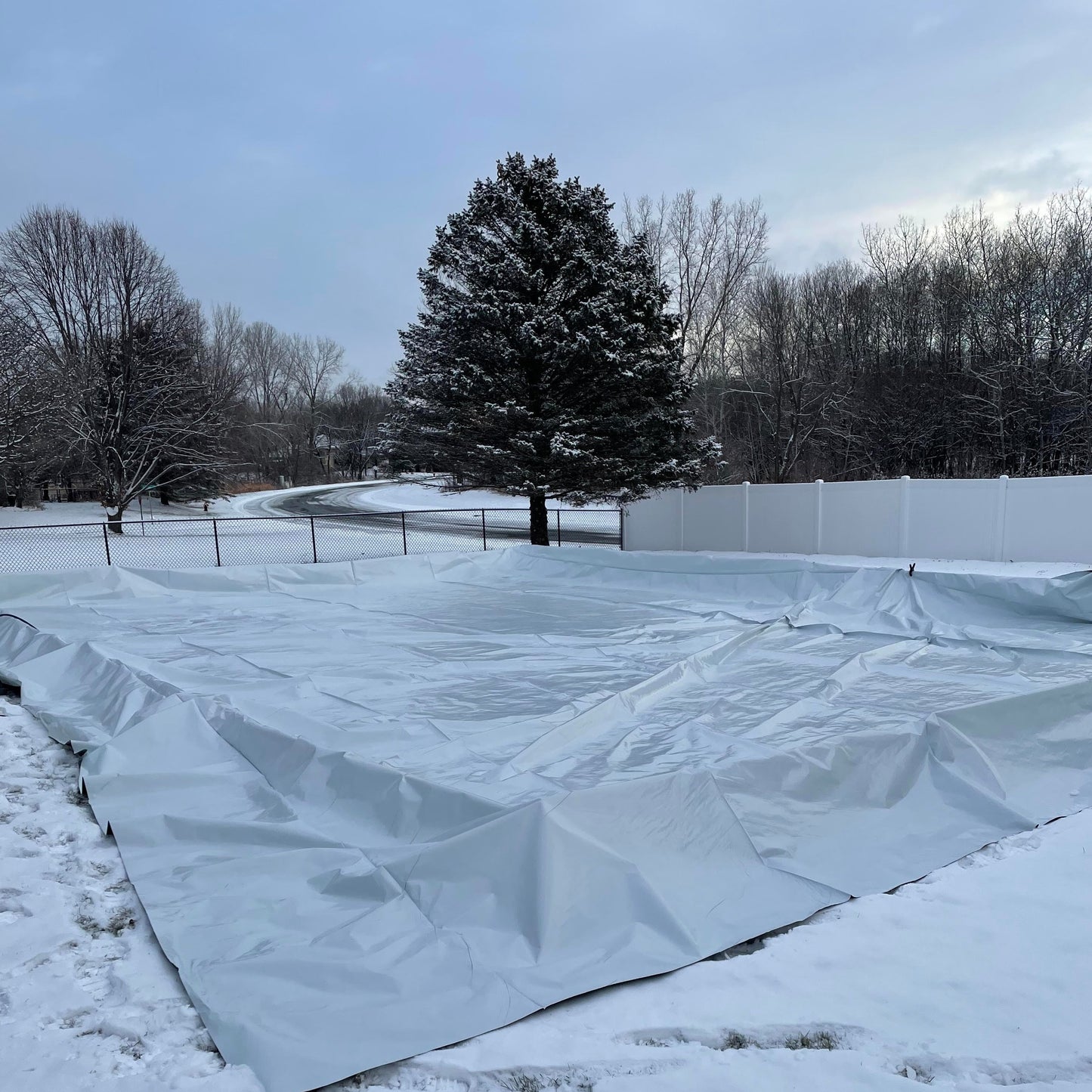 40' x 100' - 5 Mil White/Black